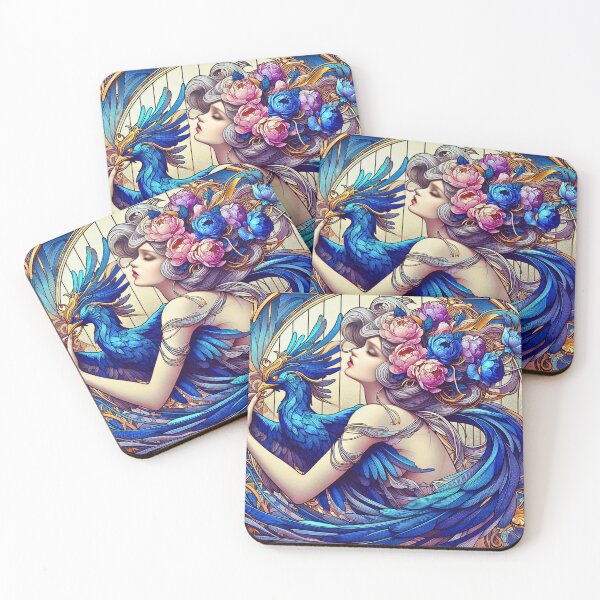 Item preview, Capture Of the Blue Phoenix by Terrell Dorfeo Designs designed and sold by MeadowPixieArts.
