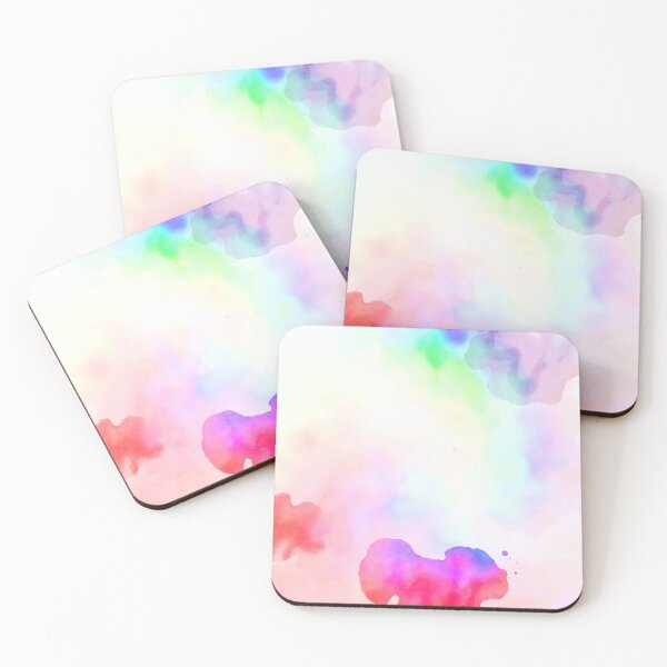 Item preview, Soft Watercolor Texture – Pinks Greens Blues designed and sold by EmeraldeaArt.
