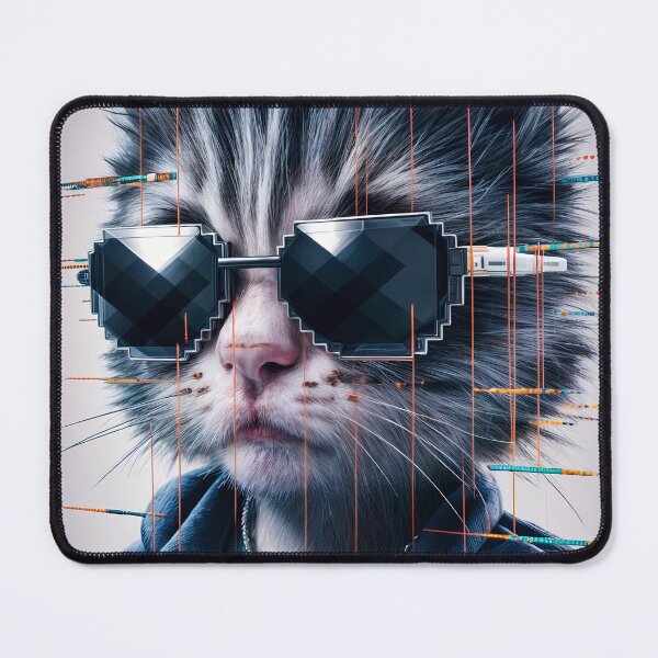Item preview, The cyber hacker cat designed and sold by elglotonmusical.
