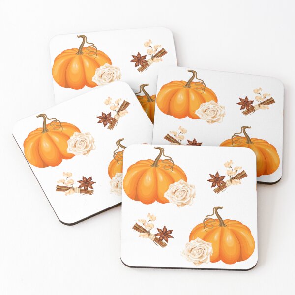 Item preview, Pumpkin & Cream Rose Autumn Pattern – Rustic Fall Seamless Design designed and sold by mamawitz.