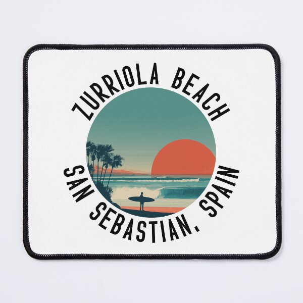 Item preview, Zurriola Beach - San Sebastian, Spain (with Black Lettering) designed and sold by VelvetRoom.