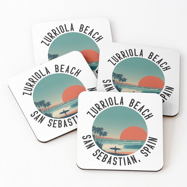 Item preview, Zurriola Beach - San Sebastian, Spain (with Black Lettering) designed and sold by VelvetRoom.