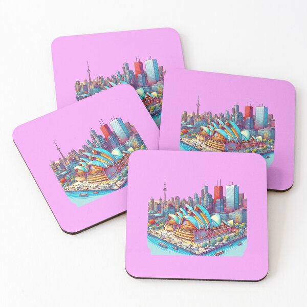 Item preview, Colorful 3D Sketch of Toronto Opera House and Scenic Surroundings,   designed and sold by PaintMeWorld.