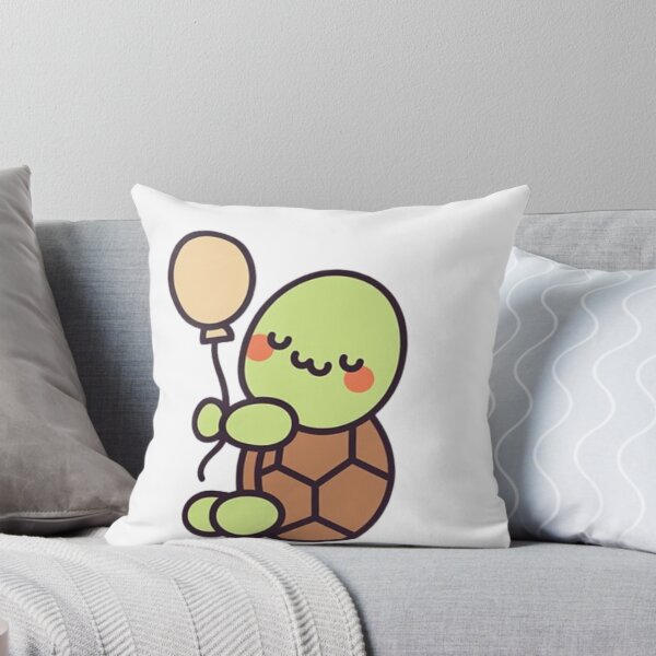 Item preview, turtle with balloon  designed and sold by Pop Drop Shop .