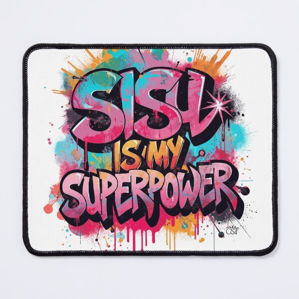 Item preview, Sisu is my Superpower pink designed and sold by C&T Wear.
