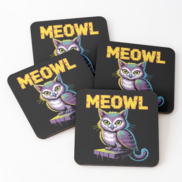 Item preview, Meowl cat lover gift designed and sold by Pawel Oska.