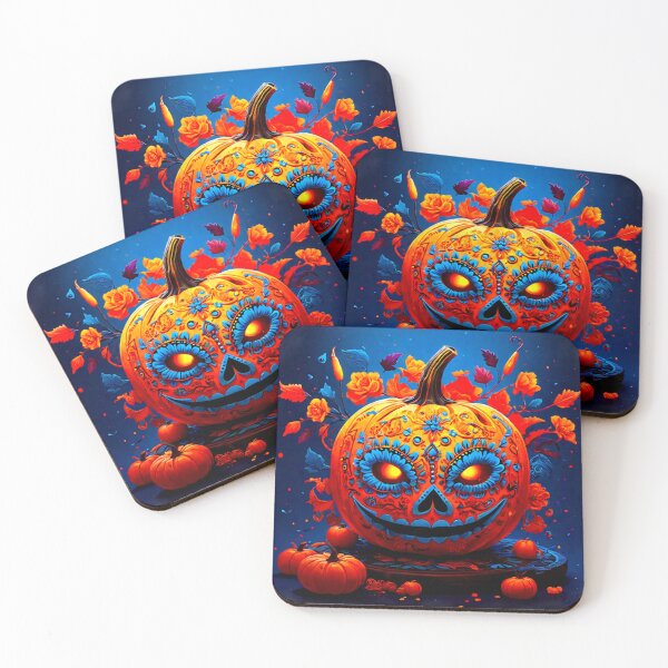Item preview, Huichol Pumpkin Halloween Orange - Huichol Pumpkin Orange designed and sold by SpectrumEssence.