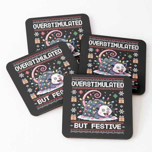 Item preview, Overstimulated But Festive designed and sold by BloomMarch.