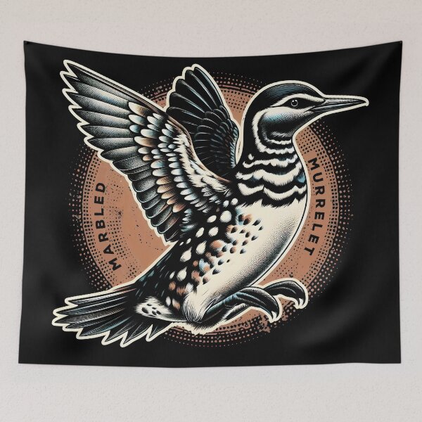 Item preview, Marbled Murrelet 8 designed and sold by theAVIARY7.