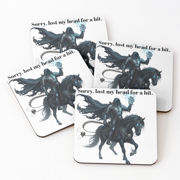 Item preview, Dullahan Headless Horseman – Sorry Lost My Head for a Bit | Funny Irish Folklore Halloween Design designed and sold by CulturalCurios.