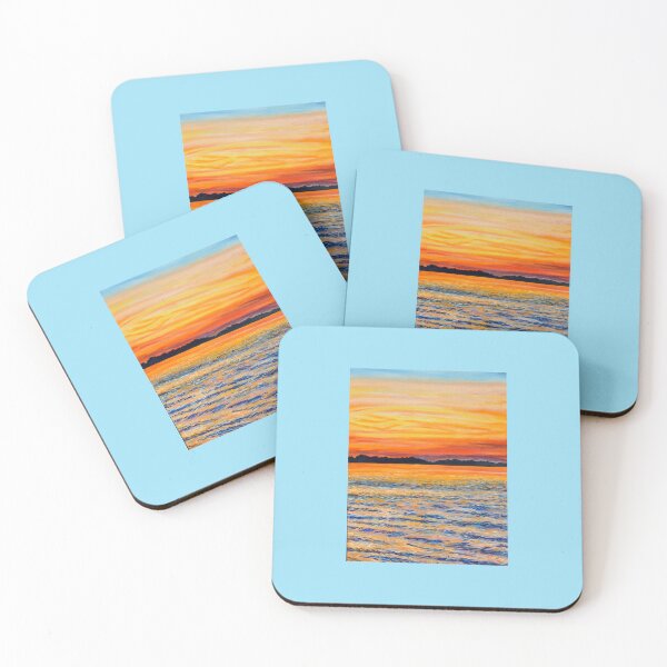 Item preview, Sunset over the Ocean designed and sold by artworkbyevi.