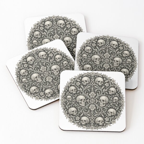 Item preview, Ornamental Death Mandala designed and sold by jumpercat.