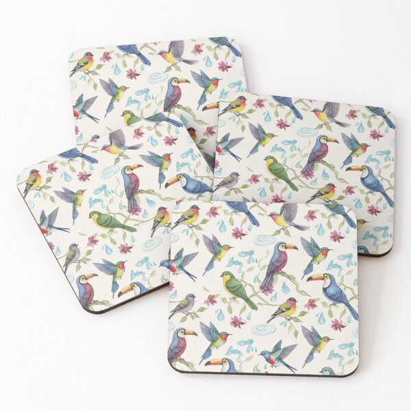 Item preview, Watercolor colorful Birds designed and sold by HolmeProud.
