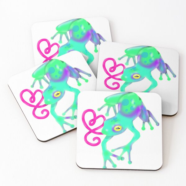 Item preview, Fantastic Neon Frog with Heart-Shaped Tongue designed and sold by Jen-stuffs.