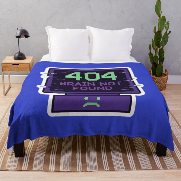 Item preview, 404 Brain Not Found Error Digital Design designed and sold by ArtComixHaven.