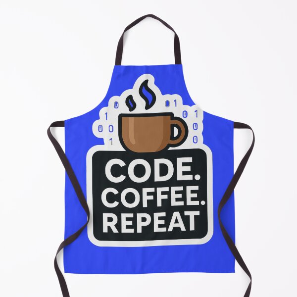 Item preview, Code Coffee Repeat Tech Artwork designed and sold by ArtComixHaven.
