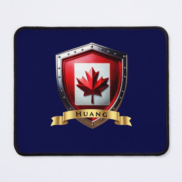 Item preview, Huang Family Canada Shield, Maple Leaf Heraldry Crest designed and sold by Highlandkings.