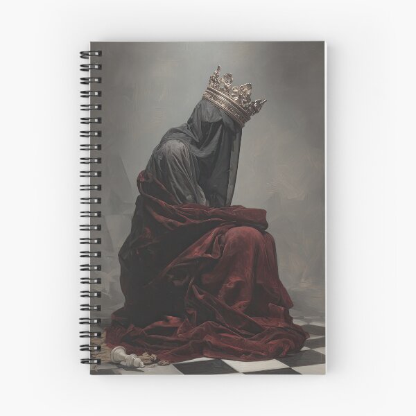 Item preview, Veiled King on the Chessboard designed and sold by Shannon Hilson.