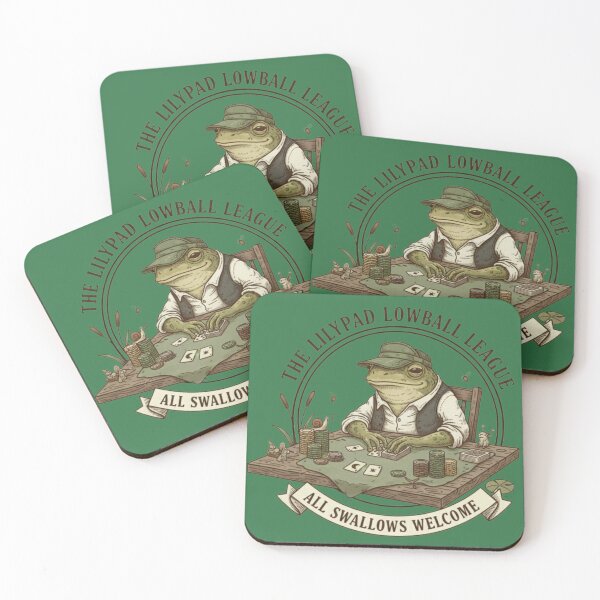 Item preview, Frog Dealing Cards- Lilly Pad Lowball League designed and sold by Too Kool Designing .