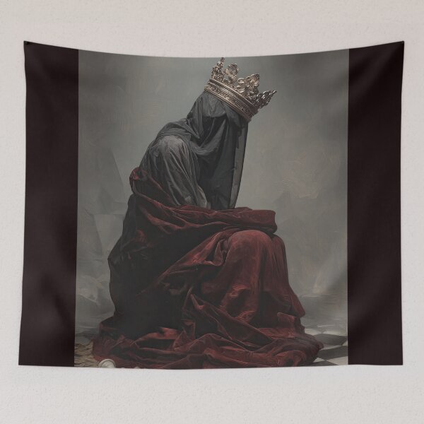 Item preview, Veiled King on the Chessboard designed and sold by Shannon Hilson.