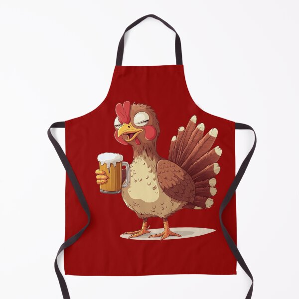 Item preview, Funny turkey with beer – Cartoon Thanksgiving design designed and sold by Meiersbeste.