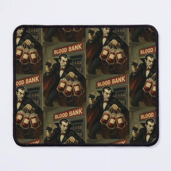Item preview, Blood Bank – Dracula Horror Parody Design designed and sold by hangmeart.