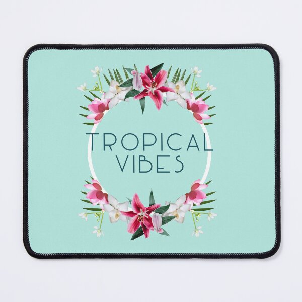 Item preview, Tropical Vibes – Pink & White Orchid Wreath Design designed and sold by Novel Works Studio.