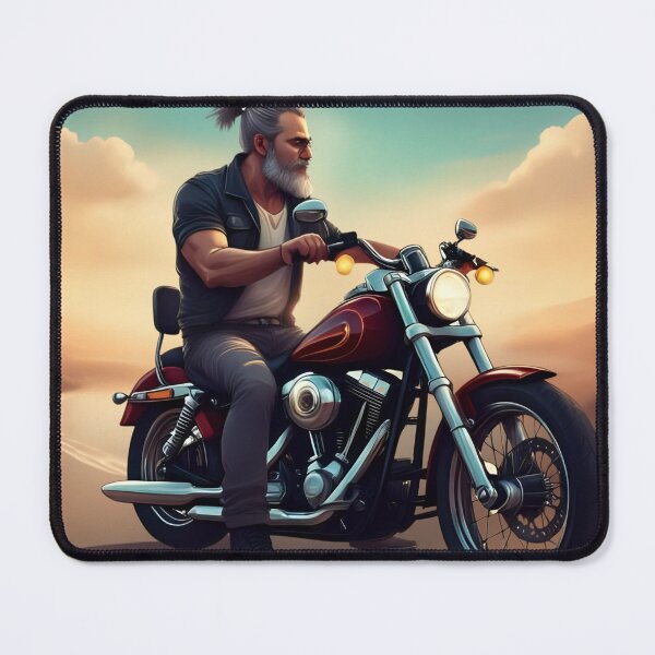 Item preview, Man on Motorcycle in Dessert designed and sold by Craftonmegan.