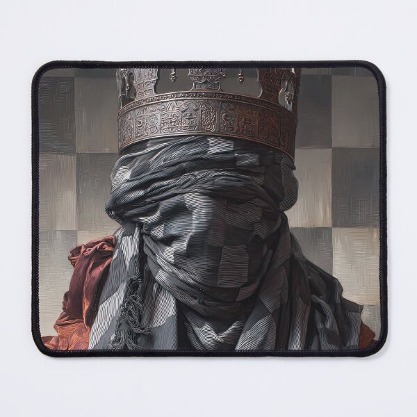 Item preview, Crowned Enigma With Checkered Veil designed and sold by Shannon Hilson.