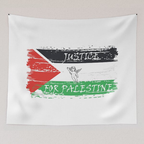 Item preview, JUSTICE FOR PALESTINE designed and sold by Fashion-Flair24.
