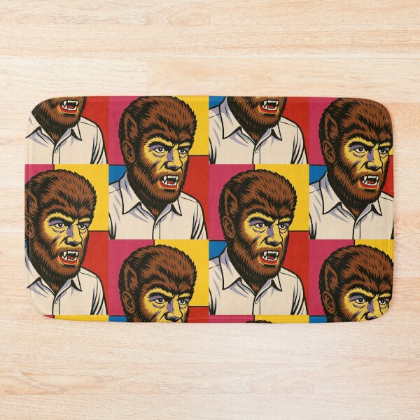 Item preview, Wolfman Pop Art – Retro Classic Monster Horror Design designed and sold by hangmeart.