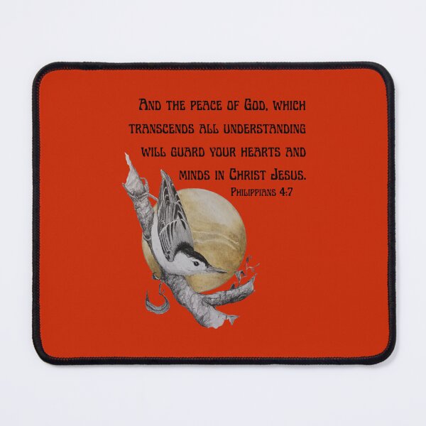 Item preview, Bird and Bible verse designed and sold by OnaleeNicklinArt.