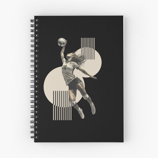 Item preview, Volleyball Spiker Outside Hitter on Bold Geometric Pattern designed and sold by daila70.