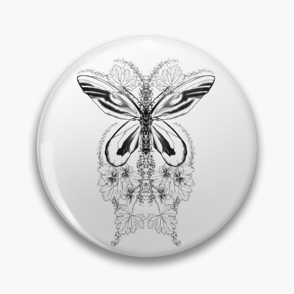 Item preview, Paper Atlas moth with Geranium designed and sold by Hannastattoos.