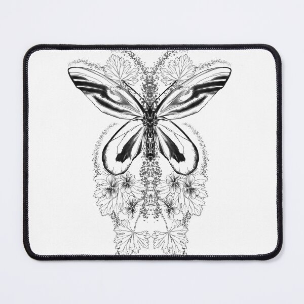 Item preview, Paper Atlas moth with Geranium designed and sold by Hannastattoos.