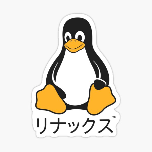 Japanese Tux Sticker