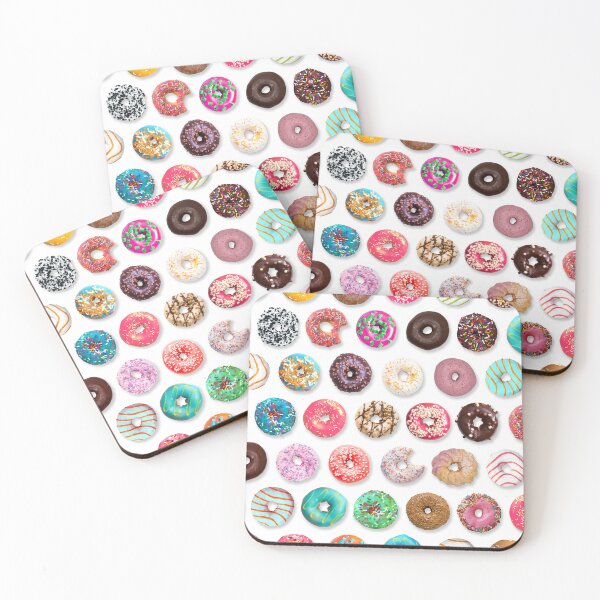 Item preview, Colorful Donut Pattern designed and sold by Art & Coffee.