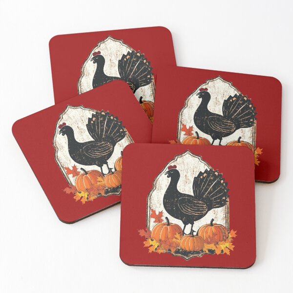 Item preview, Vintage turkey with pumpkins – Retro Thanksgiving design designed and sold by Meiersbeste.