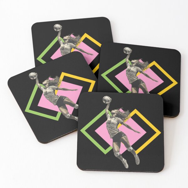 Item preview, Volleyball Hitter Outside Hitter on Striking Geometric Background designed and sold by daila70.