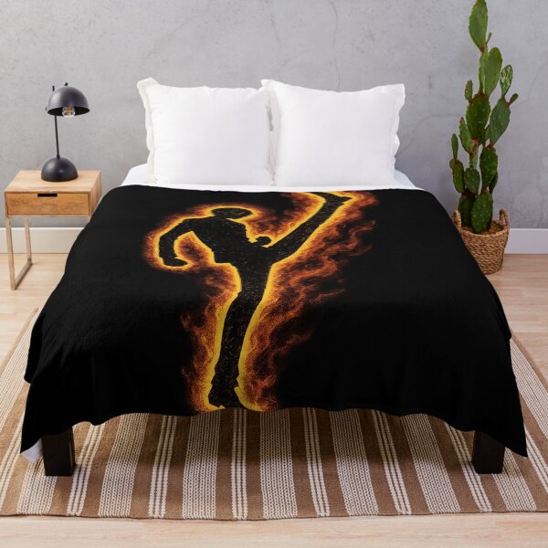 Item preview, Sanji Silhouette with Fire – One Piece designed and sold by FXFandomFactory.