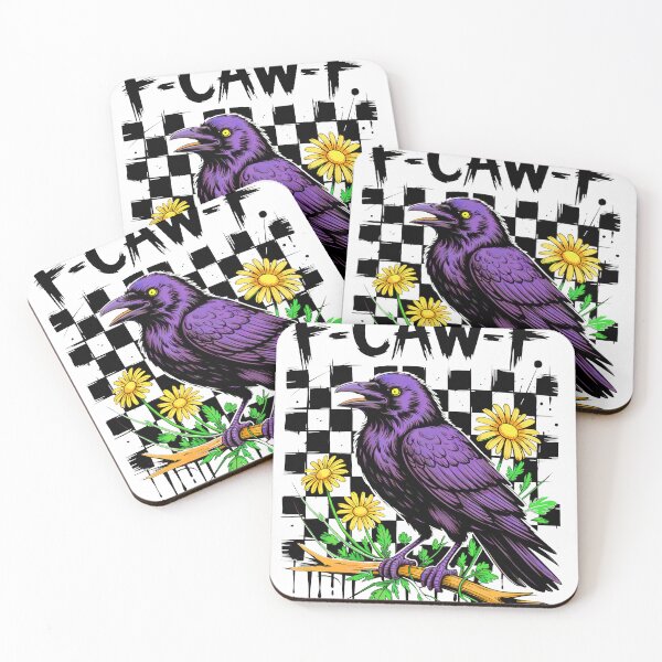 Item preview, Funny Gothic Raven T-Shirt | Purple Crow with Flowers Graphic Tee | Spooky Dark Bird Art Top designed and sold by tigerX9.