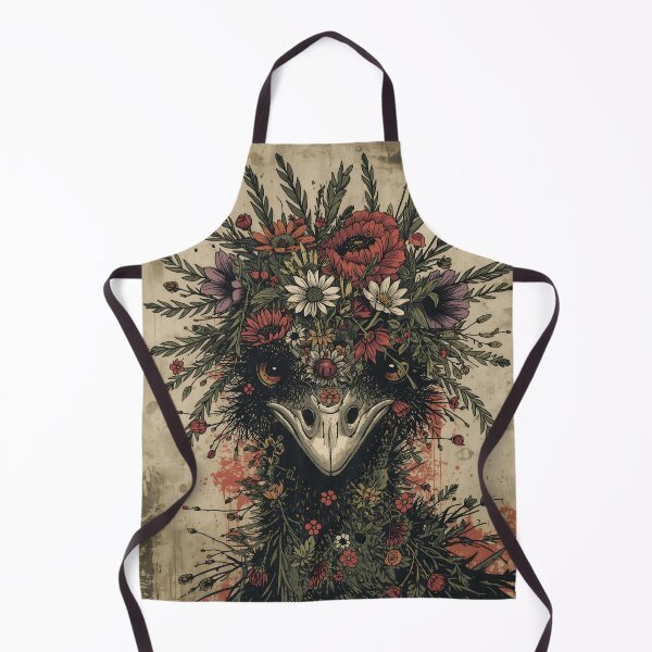 Item preview, Floral Emu Bird Art designed and sold by JessArty ⭐⭐⭐⭐⭐.