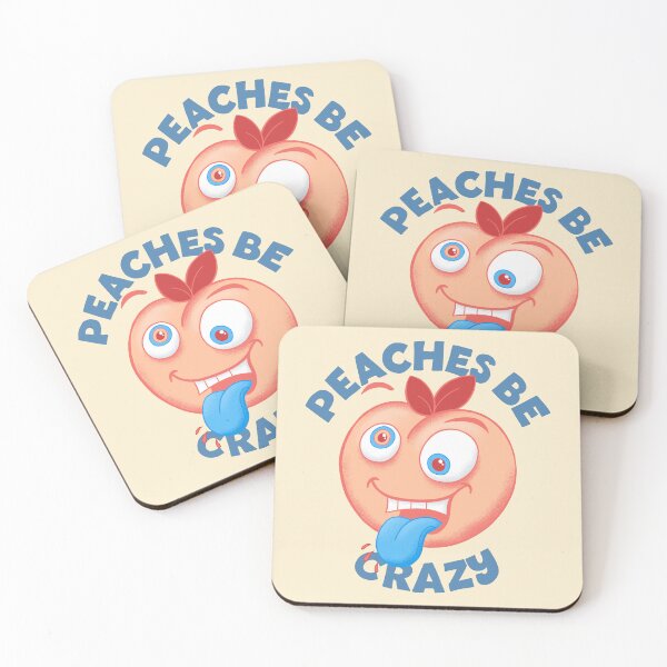 Item preview, Peaches Be Crazy designed and sold by monkeysoup.