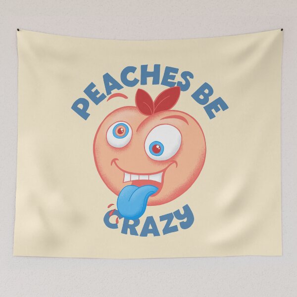 Item preview, Peaches Be Crazy designed and sold by monkeysoup.