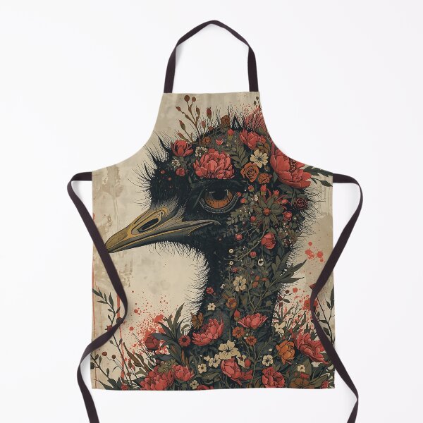 Item preview, Floral Emu Bird Art designed and sold by JessArty ⭐⭐⭐⭐⭐.