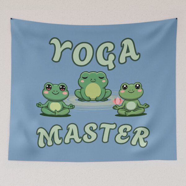 Item preview, Yoga Frogs Yoga Master designed and sold by KateLeap.