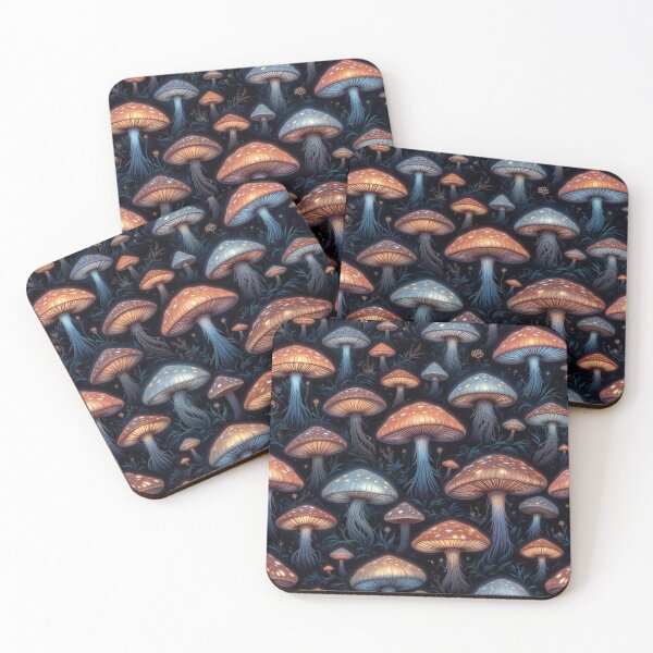 Item preview, Luminous Forest of Mushrooms designed and sold by InezPhotography.