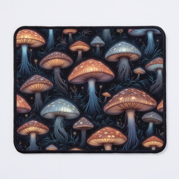 Item preview, Luminous Forest of Mushrooms designed and sold by InezPhotography.