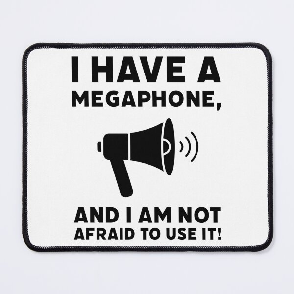Item preview, I have a megaphone designed and sold by Rachel the Artist .