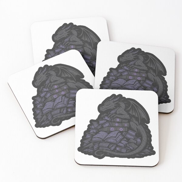 Item preview, Dragon on a Pile of Enchanted Books designed and sold by ThePeelAppeal.